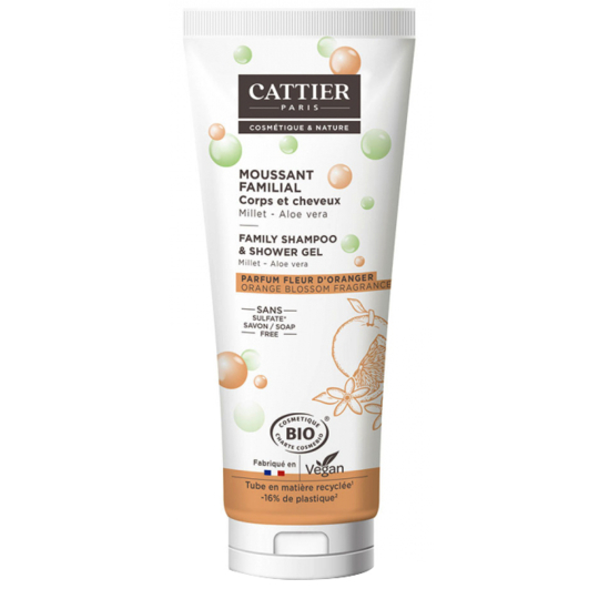 Gel Moussant Familial Bio - Corps & Cheveux - 200 ml