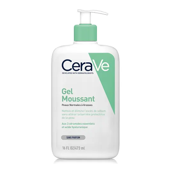 Cerave Gel Moussant Peaux Normales à Grasses 473 ml