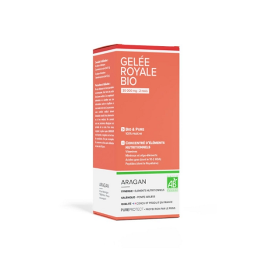 Gelée Royale BIO Aragan 30 g – Tonus, vitalité et bien-être naturel