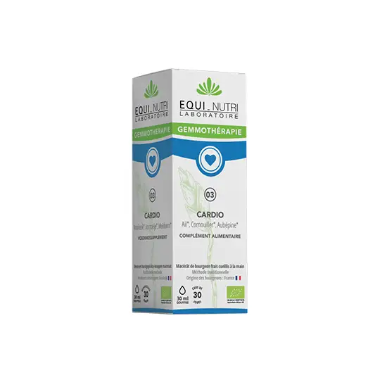 Equi nutri Cardio n°03 Gemmothérapie BIO 30 ml
