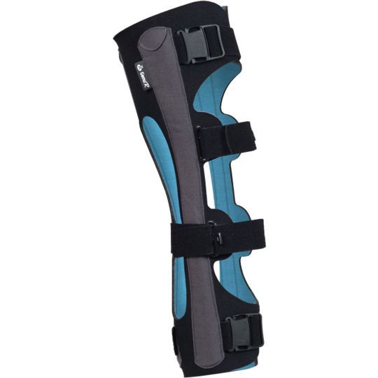 GENU'R - Attelle de Genou Aérée Noire Taille 1 - 60 cm