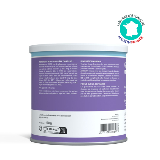 GlutaProtect Aragan 150 g – Muqueuse intestinale et confort digestif