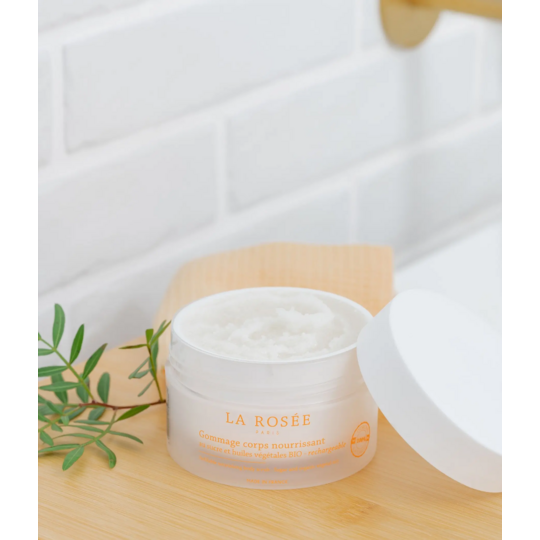 La Rosée Gommage corps nourrissant rechargeable 200 g