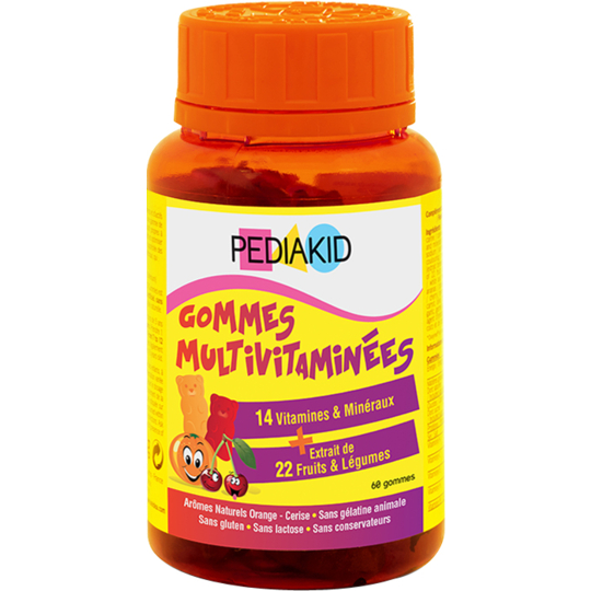 Gommes Multivitaminées - 60 oursons