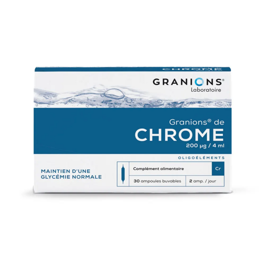 Granions Chrome 200µg 30 Ampoules