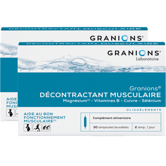 Granions 2 ml - Lot de 2 x 30 ampoules buvables
