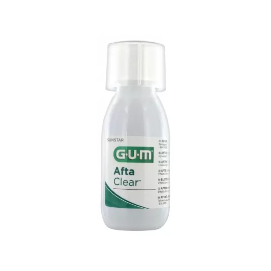 Gum AftaClear Bain de bouche 120 ml – bain de bouche aphtes buccal