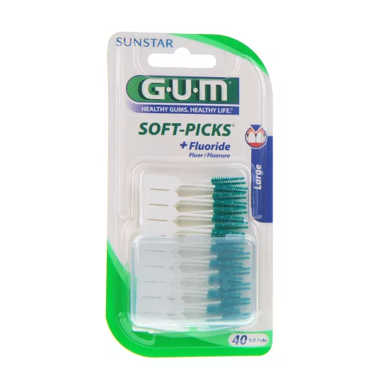 Gum Soft‑Picks Original bâtonnets interdentaires 40 unités – bâtonnets nettoyage interdentaire