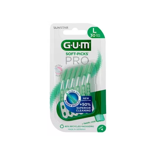 Gum Soft-Picks Pro bâtonnets interdentaires 30 unités – bâtonnets interdentaires nettoyage efficace
