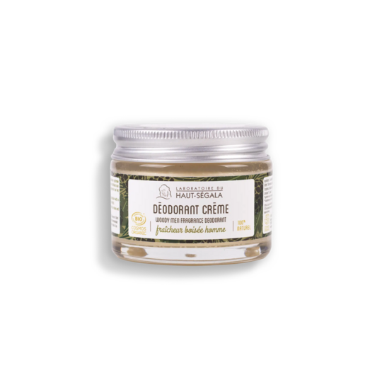 Haut-Segala Déo-Crème homme BIO Fraîcheur boisée 50 g