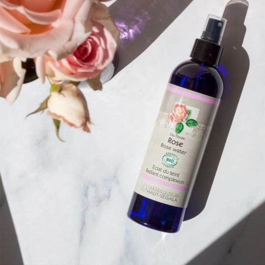 Haut-Segala Eau florale Rose BIO Hydratation et éclat du teint 250 ml