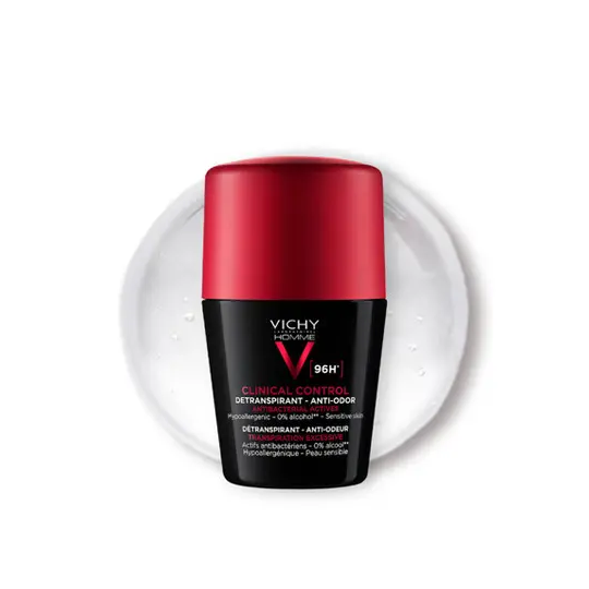 Vichy Déodorant Clinical Control 96H Homme Lot de 2 x 50 ml