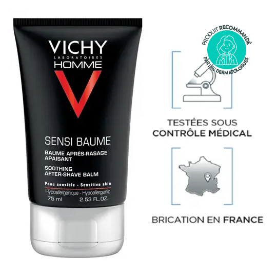 Vichy Homme Sensi-Baume Anti-Réactions 75 ml