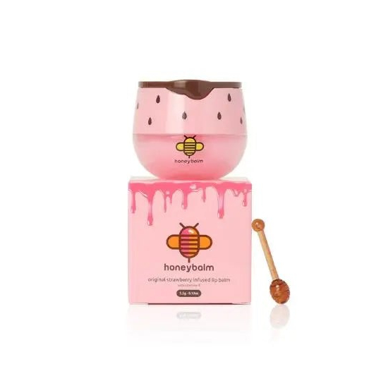 Honeybalm Fraise – baume à lèvres hydratant parfum fraise 6,5 g