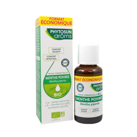 HUILE ESSENTIELLE - Menthe Poivrée Bio - 30 ml