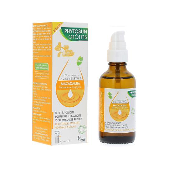 HUILE VEGETALE - Macadamia Bio - 50 ml