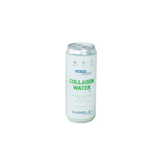Humble+ Collagen Water menthe citron vert 33 cl — boisson collagène marin anti-rides