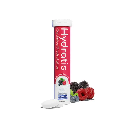 Hydratis Pastilles d'hydratation fruit des bois 20 pastilles