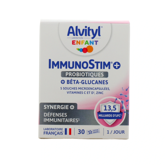 Alvityl Immunostim+ Enfant Probiotiques 30 Sachets