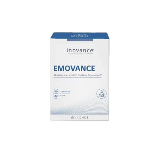 Inovance Emovance Soutien contre le stress, la fatigue mentale et les troubles du sommeil 40 comprimés