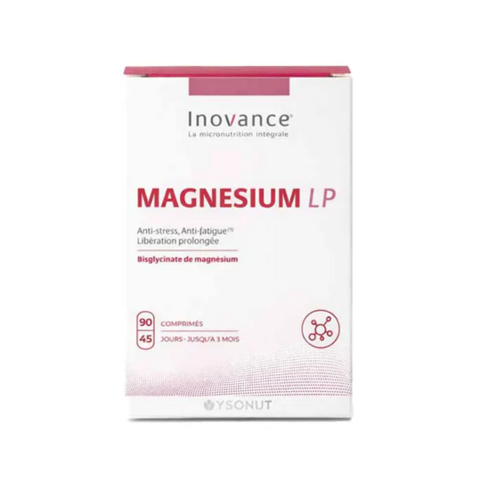 Inovance Magnésium Libération Prolongée 90 comprimés – Magnésium bisglycinate haute assimilation