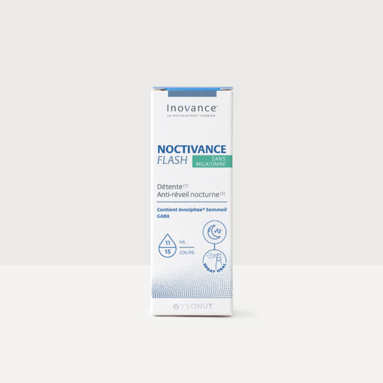 Inovance Noctivance Flash sans mélatonine spray oral 20 ml – Sommeil naturel