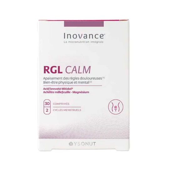 Inovance RGL Calm 30 comprimés – Confort menstruel et bien-être féminin