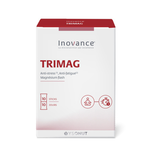 Inovance Trimag Magnésium - Fatigue et gestion du stress 10 sticks