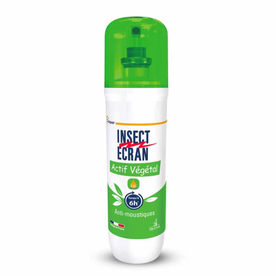 Insect Écran Peau Anti-Moustiques Répulsif Actif Végétal 100 ml – Protection naturelle contre les moustiques