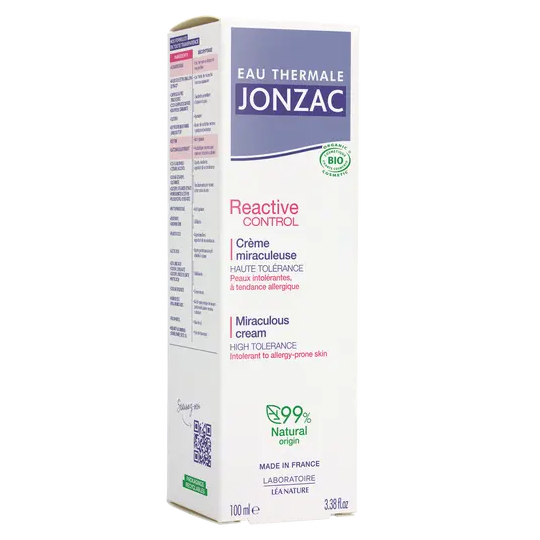 Jonzac Eau thermale Reactive Control Crème miraculeuse Bio 100 mL
