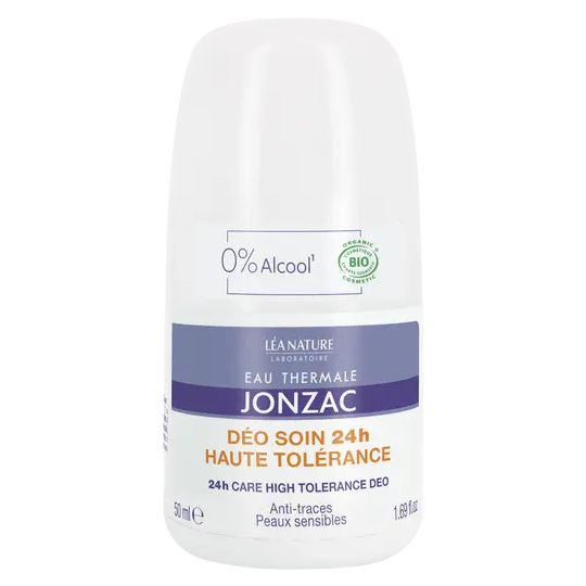 Jonzac Eau thermale Nutritive Déo soin haute tolérance 24h Bio et Vegan 50 mL