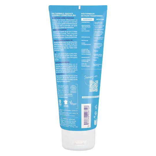 Jonzac Eau thermale Gel nettoyant dermo-fraîcheur Bio 200 mL