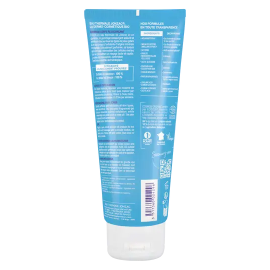 Jonzac Eau thermale Gommage ressourçant corps BIO et Vegan 200 mL