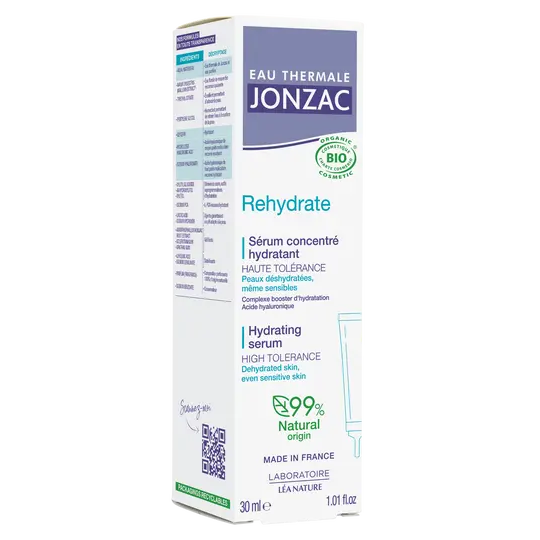 Jonzac Eau thermale Rehydrate Sérum concentré hydratant Bio 30 mL