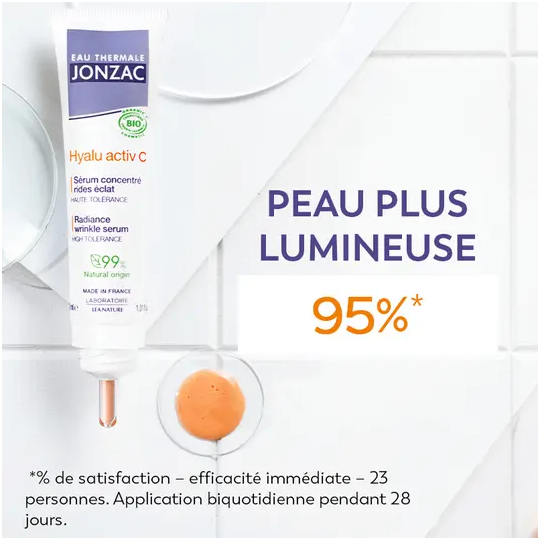 Jonzac Eau thermale Hyalu Activ C Sérum concentré rides éclat 30 mL