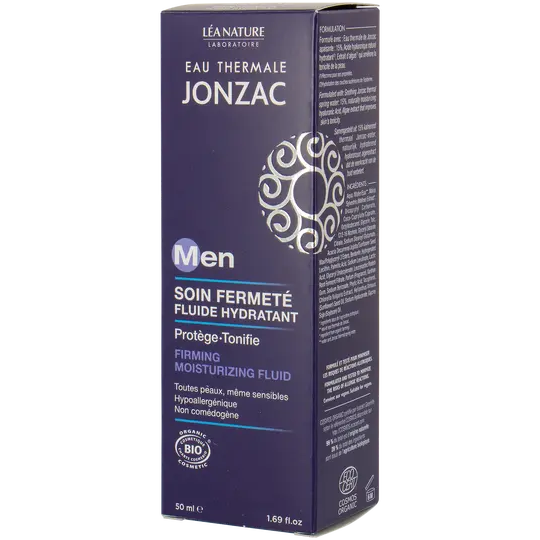 Jonzac Eau thermale Men Soin Fermeté hydratant Men Bio 50 mL