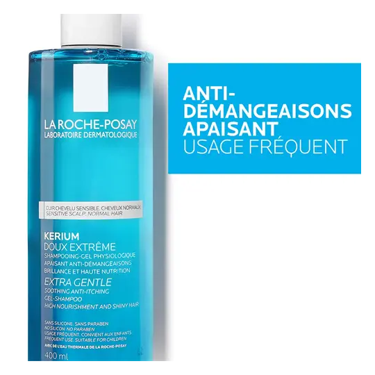 La Roche-Posay Kerium Doux Extrême Shampooing Cuir Chevelu Sensible 400ml