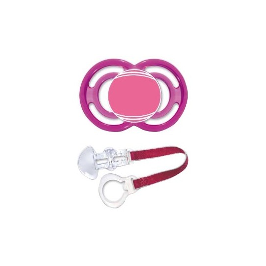 Kit Sucette Silicone + Attache Sucette +6 mois - 2 pièces