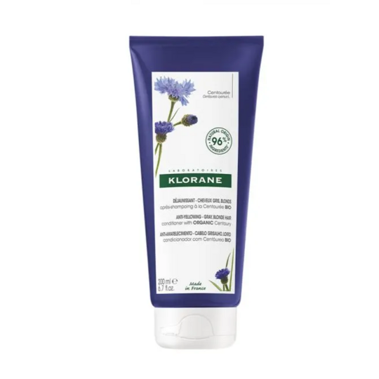 Klorane Baume Après-Shampooing Déjaunissant Centaurée Bio 200ml