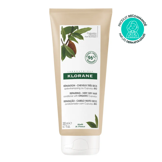 Klorane Cupuaçu Après-Shampooing Réparation Bio 200 ml cheveux très secs abîmés