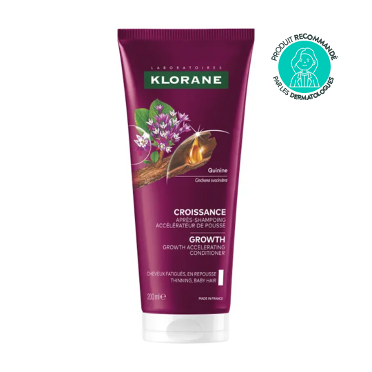 Klorane Quinine Croissance après-shampooing accélérateur de pousse 200 ml – soin fortifiant cheveux