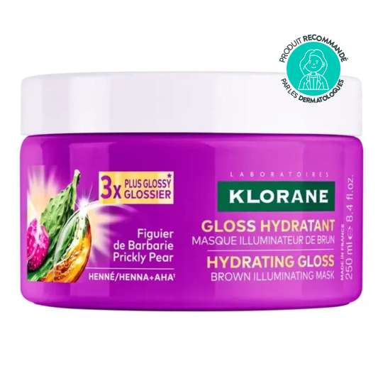 Klorane Masque Gloss Hydratant illuminateur de brun 250 ml