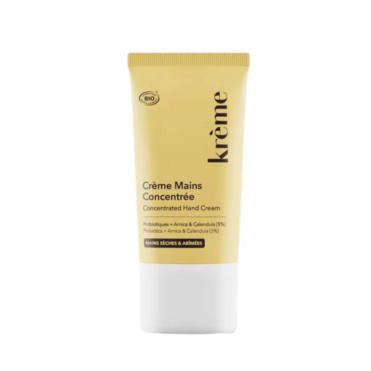 Krème Crème mains concentrée bio 40 ml — soin réparateur mains sèches et abîmées
