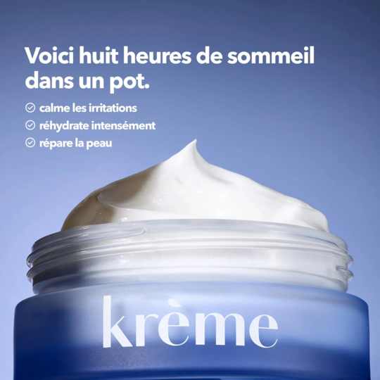 Krème Masque de nuit anti-soif visage 50 ml — soin réparateur peaux sèches