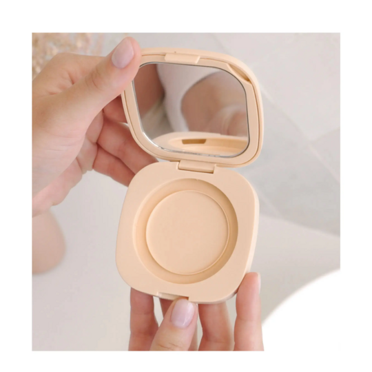 La Rosée boîtier poudre rechargeable — poudrier éco-conçu vide pour poudre compacte soin