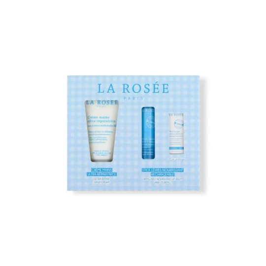 La Rosée Coffret Soins Nomades – Crème Mains + Stick Lèvres Rechargeable + Recharge
