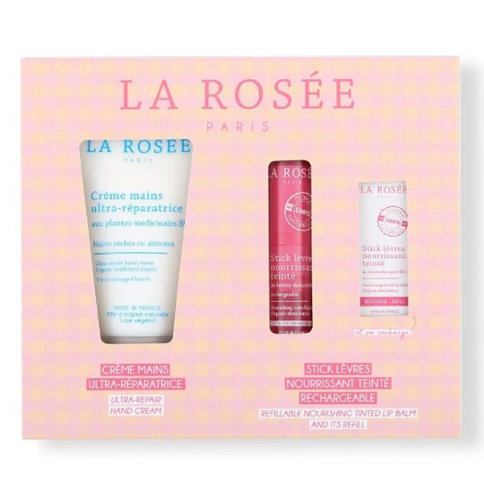 La Rosée Coffret Tourisme – crème mains et stick lèvres