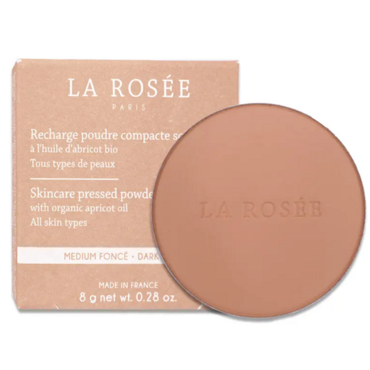 La Rosée Poudre compacte soin à l'huile d'abricot 01 clair 8g – poudre soin teint unifiant clair