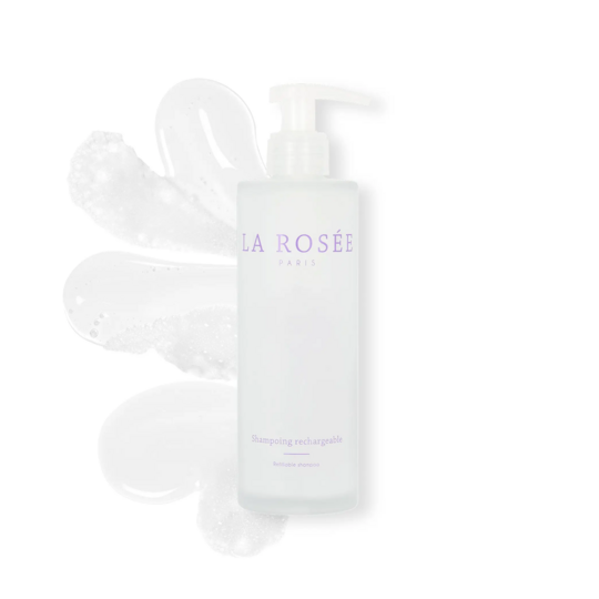 La Rosée Flacon de shampoing en verre 200ml