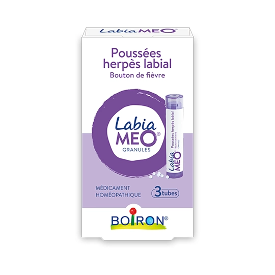 Boiron Labiameo– Traitement homéopathique boutons de fièvre et herpès labial